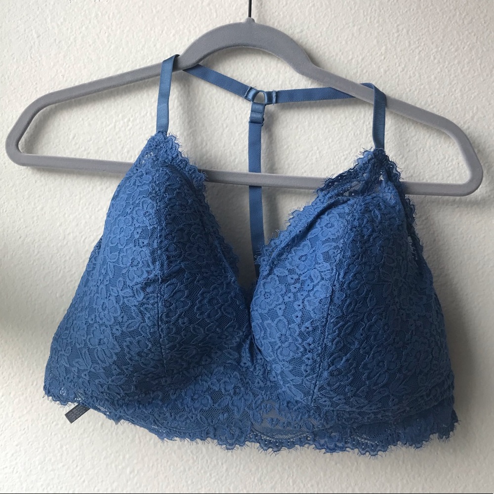 Aerie Blue Lace Bralette